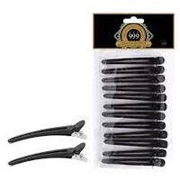 999 Nylon Aluminium Sectioning Black Clips 12pk