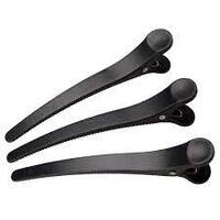 Robert De Soto Sectioning Clip Jumbo Black 4pk 