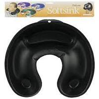 Softsink Perming/Colouring Neck Tray Black/White Deluxe   