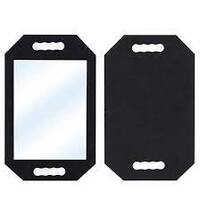 Salon Smart Eva Foam Hairdressing Mirror Rectangle Black