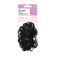 Hair Elastic Bands Black 12mm 250pk