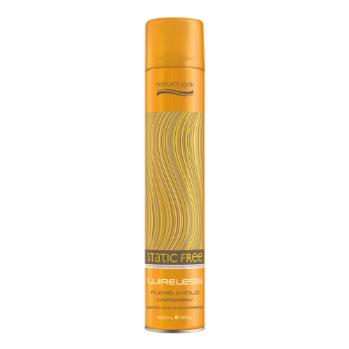 Natural Look Static Free Frizz Maintenance Program Wireless Flexible Hold Hairspray 350g