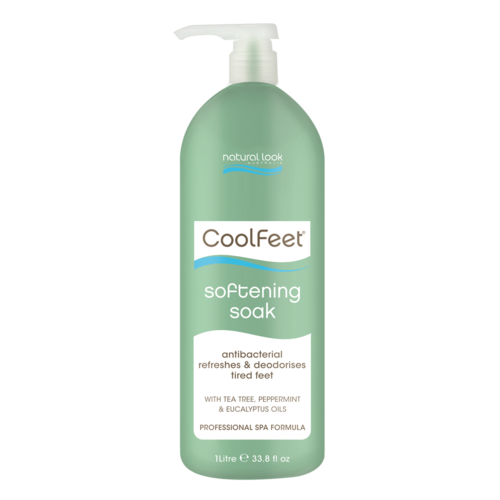 Natural Look Cool Feet Pedicure Softening Soak 1 Litre