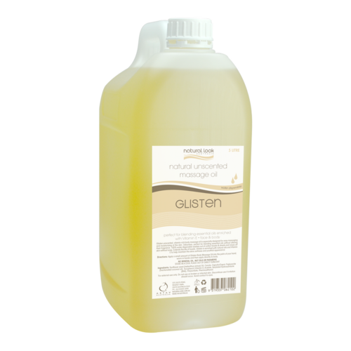 Natural Look Glisten Unscented Body Massage Oil 5 Litres