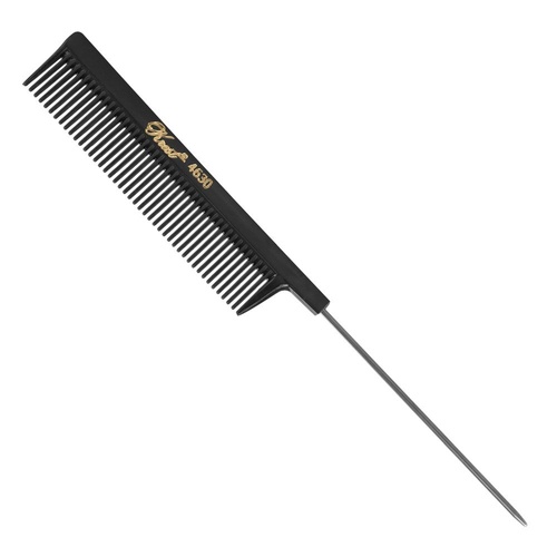 Krest 4630 Metal Teasing Tail Comb Black