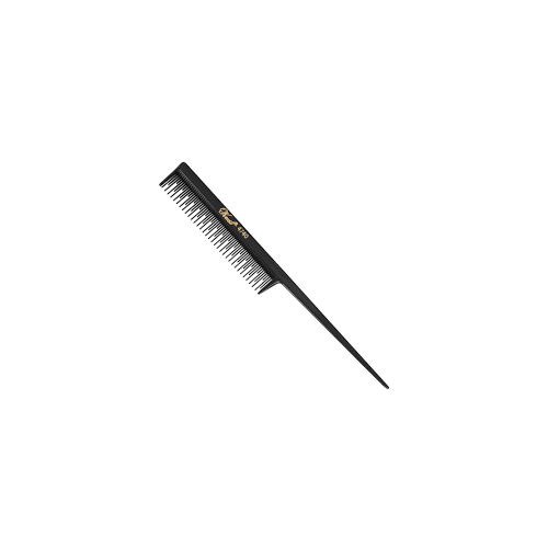 Krest 4630 Metal Teasing Tail Comb Black