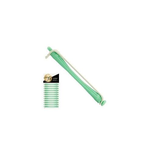 Hair FX Perming Rods Lightweight Green 12pk 