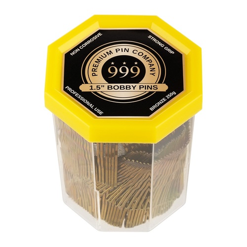 999 Premium Bobby Pins 1.5in Bronze 250g