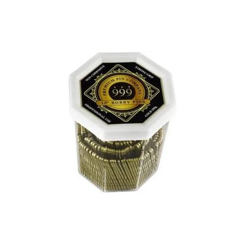 999 Premium Bobby Pins 1.5in Gold 250g 