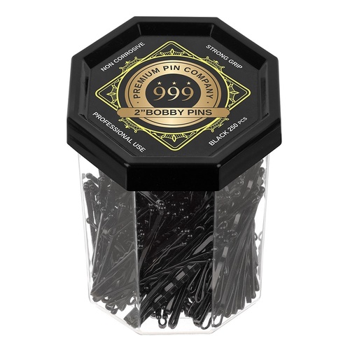 999 Premium Bobby Pins 2in Black 250pce