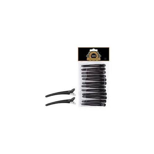 999 Nylon Aluminium Sectioning Black Clips 12pk