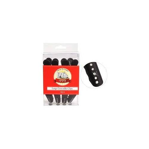 Bling Crocodile Hair Sectioning Clips, Large 4PK
