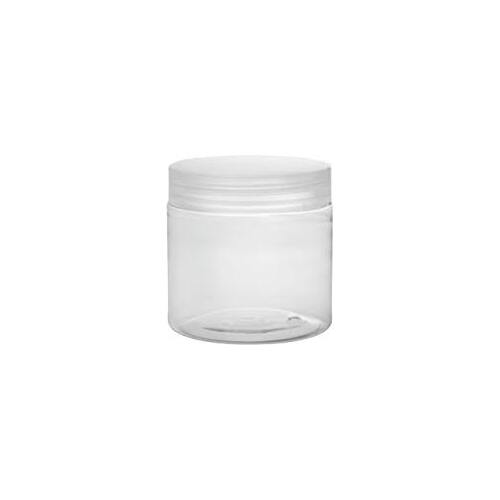 Hawley Clear Plastic Jar With Cap 200ml       