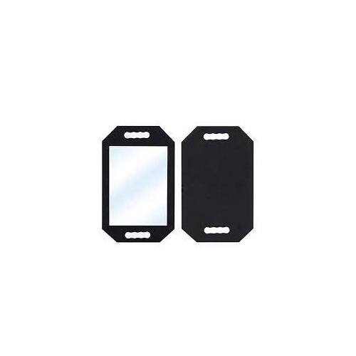 Salon Smart Eva Foam Hairdressing Mirror Rectangle Black