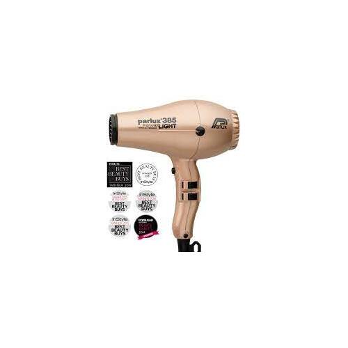 Parlux 385 Power Light Ceramic/Ionic Hair Dryer - Light Gold