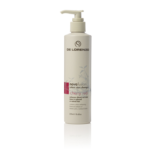 De Lorenzo Novafusion Colour Care Shampoo - Cherry Red 250ml