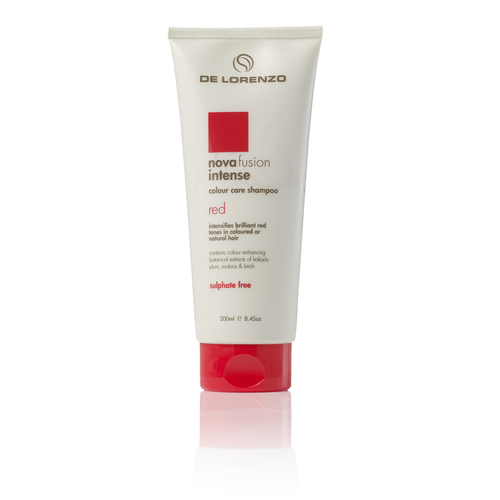 De Lorenzo Novafusion Colour Care Shampoo - Intense Red 200ml   