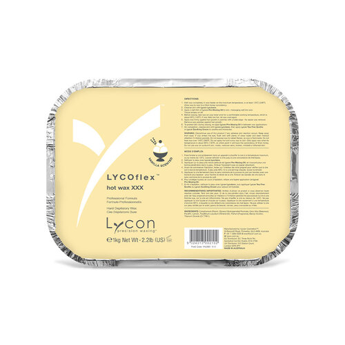 Lycon Lycoflex Vanilla Hot Wax 1kg 