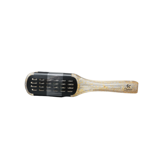 FLORACTIVE Pro Straightening Clamp Brush | Gold Glitter