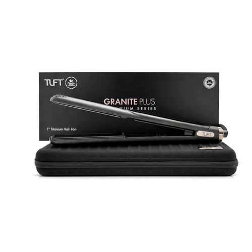 FLORACTIVE TUFT Granite Plus Titanium Plate 1 Inch Floractive Hair Straightener – 250°C Black