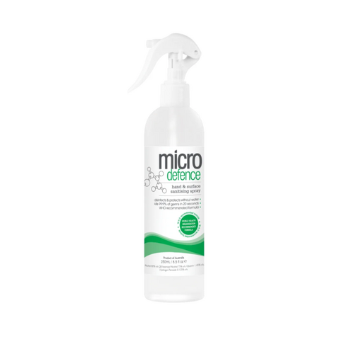 CaronLab Micro Defence Hand & Surface Sanitising Spray (250ml)