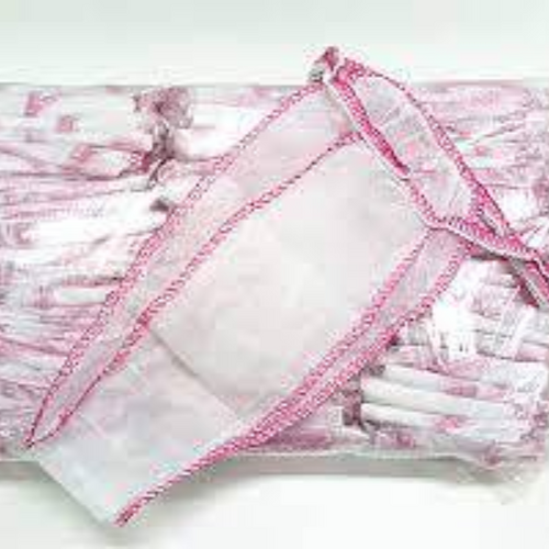 Caronlab Disposable G-Strings Pink Elastic Individually Wrapped 100pk 