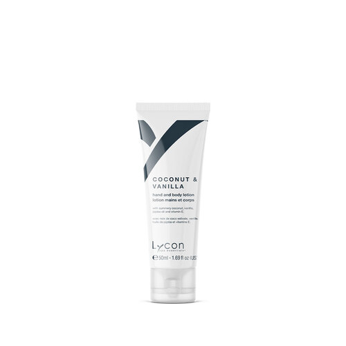 Lycon Coconut & Vanilla Hand & Body Lotion Mini 50ml 