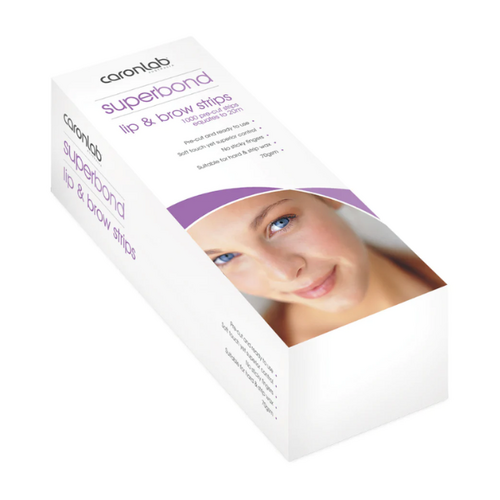 CaronLab Superbond Pre-Cut Lip & Brow Strips 1000Pk