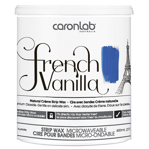 CaronLab French Vanilla Strip Wax 800GM 