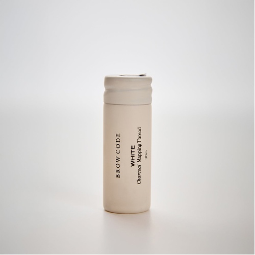 Brow Code White Charcoal Mapping Thread 30m