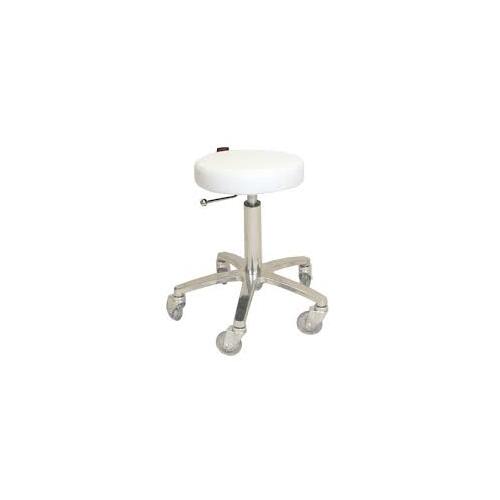 Joiken White Turbo Beauty Stool - Chrome Base