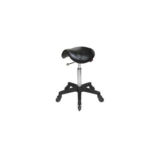 Saddle Stool No Back Black - Black Base