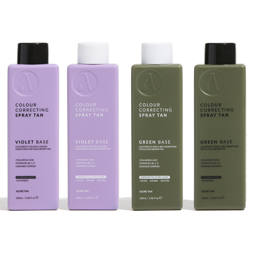 Azure Tan Pro Mist - Sample Pack - 100ml x 4