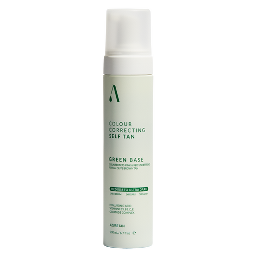 Azure Tan Self Tan Mousse - Green Base - Medium to Ultra Dark 200ml