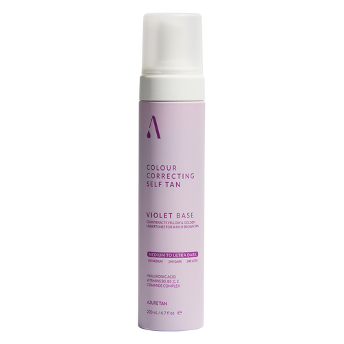 Azure Tan Self Tan Mousse - Violet Base - Medium to Ultra Dark 200ml