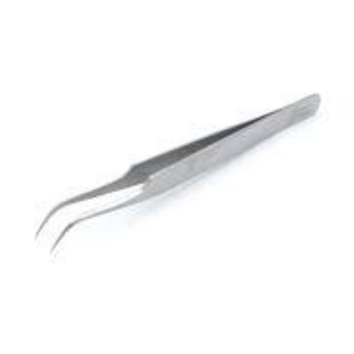 Lash Extension Eyelash Tweezers - Curved