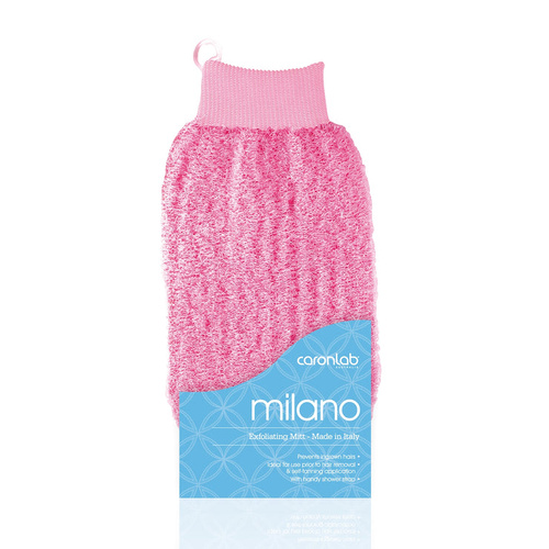 Caron Milano Body Exfoliating Mitt [Colour: Pink]