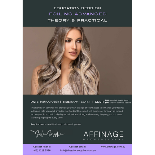 Affinage Advanced Foiling Techniques Course - 30th October