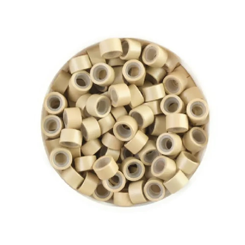 Silicone Micro Rings Hair Extension Beads – 5.0mm #8 Dark Blonde 1000pce