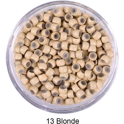 Silicone Nano Rings Hair Extension Beads – 3.0mm #13 Blonde 1000pce