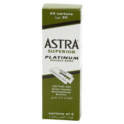 ASTRA BLADES DOUBLE EDGE 20 PACK         