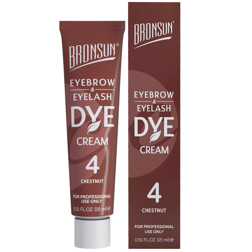 Bronsun #4 Chestnut Lash and Brow Cream Dye 15ml