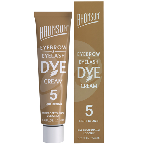 Bronsun #5 Light Brown Lash and Brow Cream Dye 15ml