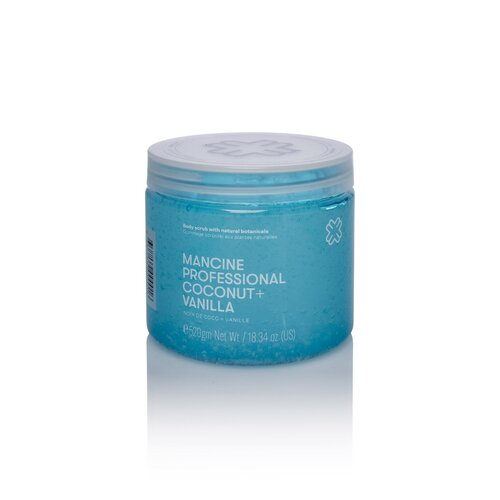 Mancine Hot Salt Body Scrub: Coconut & Vanilla 520g