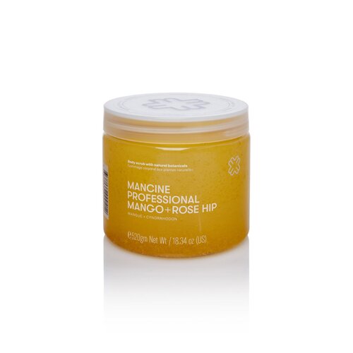 Mancine Hot Salt Body Scrub: Mango & Rose Hip