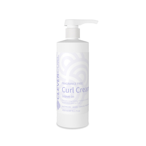Clever Curl Fragrance Free Curl Cream Leave-in 450mls