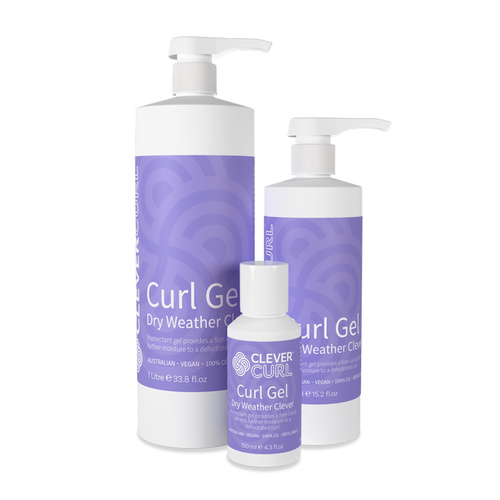 Clever Curl. Curl Gel Dry Weather Clever 450mls