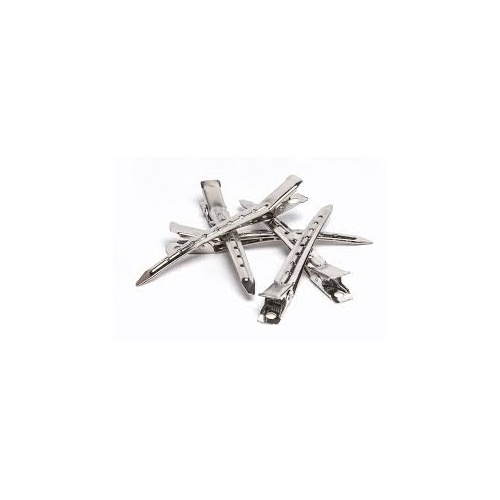 Single Prong Curl Clip Metal 50pk