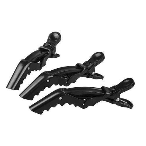 Crocodile Clips Assorted Colours (Black / Pink) 5Pk