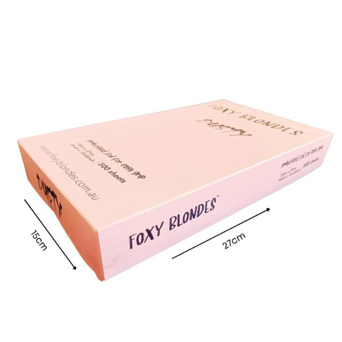 Foxy Blondes Dusty Flat Pack Embossed Pre-cut Foils - 27cm x 15cm